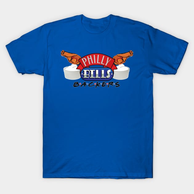 Chicken Wings at the bar T-Shirt by PhillyBillsBackers